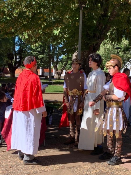 Vía Crucis en espacio abierto